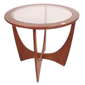 Muebles de dormitorio Mesa de centro de metal decorativa Mesa de centro grabada a mano Mesa de centro grande de forma hexagonal con tapa de vidrio - Product Image 6