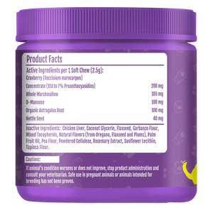 Wanzibei, mordeduras de vejiga, masticables suaves <span class=keywords><strong>para</strong></span> el control de la vejiga del perro, soporte de arándanos, comida saludable, golosinas, prevención urinaria renal - Product Image 5