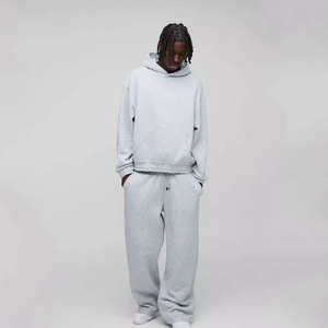 เสื้อแจ็กเก็ตมีซิปสำหรับผู้ชายชุดวิ่งกางเกงวอร์มผ้าคอตตอนเย็บปะติดเสื้อบล็อกสีสำหรับ100% โลโก้ - Product Image 6