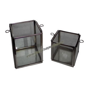 Linternas de vela de mesa de acero inoxidable de alto vendedor de calidad superior para fiesta de aniversario de Navidad decorativa - Product Image 1