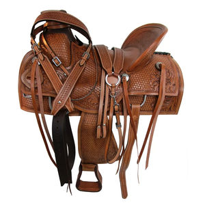 Vente directe d'usine, selles de cheval en cuir de vache respirant / Vente en gros personnalisée, selles de cheval en cuir léger pour l'équitation - Product Image 1