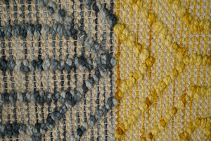 <b>Rustic</b> Rhythms Modern Handmade Wool <b>Rug</b> Cozy Home Plush Runner in Boho Style Geometric Pattern Washable Woollen <b>Rug</b> - Product Image 5