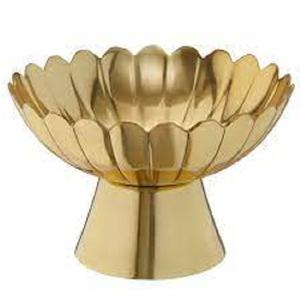 Antique Finishing Metal Dinnerware Table Decoration Nickel Plated Finishing <b>Bowl</b> High Quality Stainless Steel Food <b>Serving</b> <b>Bowl</b> - Product Image 2