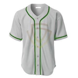 Uniformes de Béisbol Profesionales Personalizados de Alta Calidad, Transpirables, de Secado Rápido, 100% Poliéster, Cuello en V, con Bolsillos, Servicio OEM, Uniforme de Béisbol de Venta Caliente - Product Image 2