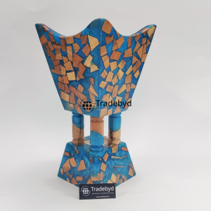 Quemador de Incienso Bakhoor de Madera de Pino Hecho a Mano Tradebyd, Decorativo, Árabe, Indio, para Regalo - Product Image 1