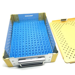 ถาดฆ่าเชื้อเครื่องมือผ่าตัดสองระดับถาดฆ่าเชื้อจากอลูมิเนียมอัลลอย - Product Image 5