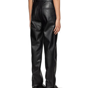 กางเกงหนังผู้ชายซักได้สำหรับผู้ชายกางเกงหนังมีโลโก้ของคุณเองดีไซน์ล่าสุด - Product Image 2