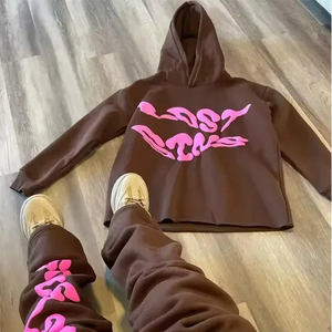 Chándal Deportivo con Estampado Puff, Chándal de Algodón para Hombre con Logotipo Personalizado, Impresión Puff, Antibacteriano y Sostenible - Product Image 2