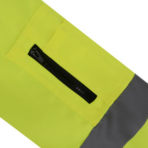 Veste de travail haute visibilité respirante pour hommes, fournie par l'usine, veste de sécurité réfléchissante, vêtements de sécurité en coton haute visibilité - Product Image 5