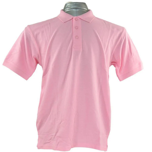 100% Piqué de coton stretch Beige clair pour polo Logo brodé personnalisé Coupe régulière Bouton dissimulé court Sol anti-rides - Product Image 5