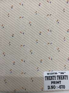 Tela de poliéster estampada Twenty de calidad de exportación, tela suave de 36 "para camisas y ropa de moda - Product Image 2