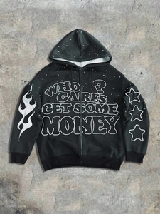 Sweat à capuche épais pour homme, personnalisé, haute qualité, écologique, respirant, 100 % coton, tendance pour hommes et femmes, numérique - Product Image 5