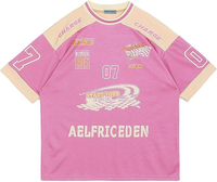 T-shirt graphique unisexe Aelfric en jersey, style streetwear années 90, respirant, anti-humidité, UPF 50, antibactérien, séchage rapide, grandes tailles, été