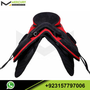 Sillín occidental con conjunto completo Logotipo personalizado de cuero sintético importado y disponibilidad de diseño - Product Image 2