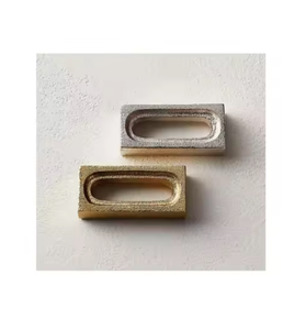 Nouveaux ronds de serviette de forme créative personnalisés pour le service de dîner pièce maîtresse décorative porte-serviettes de finition antique en métal - Product Image 1