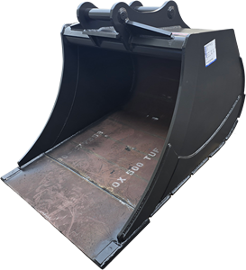 Godet de classement à 3 broches Full Hardox, godet d'excavatrice robuste pour conditions de travail extrêmes - Product Image 1