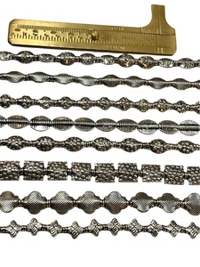 Elige tu diseño Cuentas de latón Hilo Collar de cuentas de cobre sólido Cuentas de cobre oxidado Cuentas al por mayor Hebras Fabricación de joyas - Product Image 3