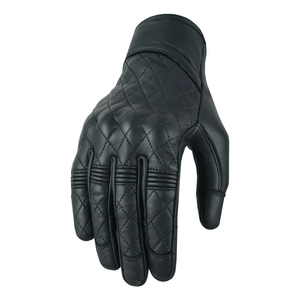 Gants de moto tout cuir noir Biker Protection des articulations Écran tactile Doigt Nouveau Moto Auto Racing Wear Gants unisexes - Product Image 2