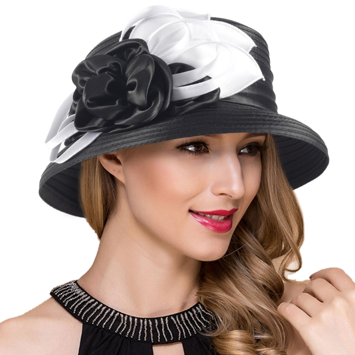 Derby Hat for Women Church Tea Party Kentucky Fascinators Wedding Cloche  Bowler Bucket Hats
