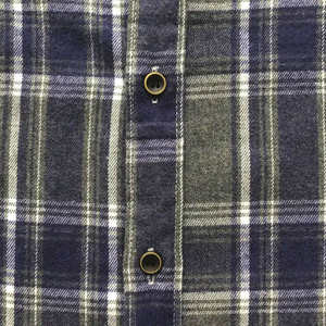 High Quality Factory Workwear Uniform Outdoor Autumn Customized Unisex Cotton Long Sleeves Fleece Flannel Shirts - Product Image 6