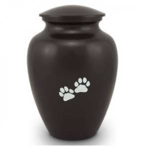 Urne funéraire grise pour cendres, vase de crémation artistique avec oiseau en vol et motifs floraux - Product Image 6