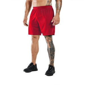 Pantalones cortos deportivos de secado rápido transpirables sublimados a la moda personalizados profesionales de fábrica, diseño de logotipo, pantalones cortos de malla doble para hombre, envío DDP - Product Image 1