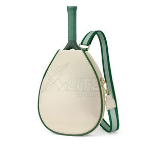 Bolsa de Raqueta de Pádel de Cuero Genuino de Alta Calidad, Diseño Ligero, con Múltiples Bolsillos, Impermeable, Capacidad de 30-40L, Cierre Resistente - Product Image 5