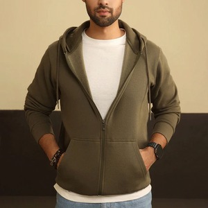 Sudadera con capucha estilo cremallera para hombre de la mejor calidad 100% algodón invierno Top Streetwear fabricado Pakistán precio razonable con capucha - Product Image 4