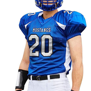 Factory Wholesale Custom Design Quick Dry Breathable Anti-Bacterial Sports Running Short Sleeve <b>Football</b> Suit American <b>Football</b> - Product Image 1