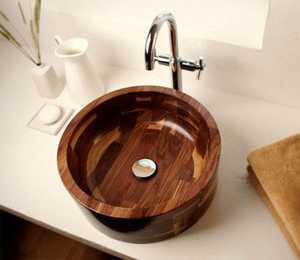 Lavabo de mano de madera de acacia, lavabo súper antiguo, lavabo de madera, lavabo de madera de gran calidad - Product Image 5