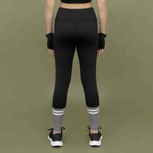 High Quality Elastic Waist Custom <b>Shiny</b> Yoga <b>Leggings</b> with Quality Fabric High Waist Bootcut for Women and Kids - Product Image 3