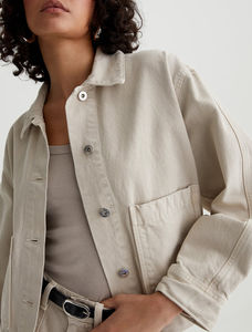 Chaqueta Vaquera Acolchada de Manga Larga para Mujer, Estilo Casual, Otoño-Primavera, con Forro de Nailon, Diseño Personalizado - Product Image 3