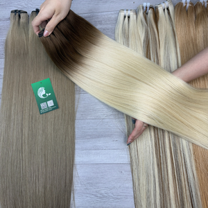 Extensiones de cabello humano de trama de máquina de ondas naturales de Color mejor vietnamita crudo personalizado con muestra gratis - Product Image 4