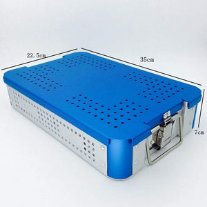 Caja de bandeja de esterilización hueca de acero inoxidable de calidad superior | Caja de almacenamiento de instrumentos quirúrgicos de acero inoxidable - Product Image 5