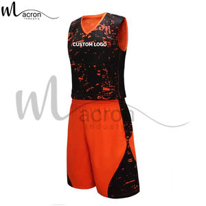 Uniforme de Baloncesto para Adultos, 100% Poliéster con Logotipo Personalizado, Estilo Moderno, Impresión por Sublimación, Ligero y Ecológico - Product Image 4