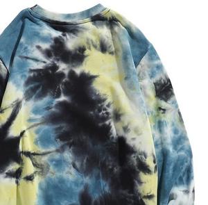 Sudaderas de cuello redondo personalizadas para mujer Sudaderas de invierno teñidas con lazo de manga larga para mujer - Product Image 5