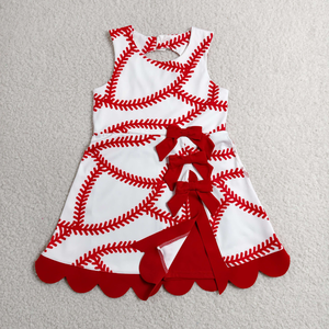 Robes courtes à volants au niveau du genou pour bébés filles, idéales pour le baseball, le softball, le yoga et les activités sportives - Product Image 2