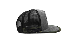 Outdoor Snapback Caps 6 Panel Mesh Back Heather <strong>Flat</strong> <strong>Bill</strong> Camo <strong>Custom</strong> <strong>Design</strong> Casual Fashion Daily Wear Caps Vietnam Wholesales - Product Image 4