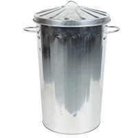 Poubelles décoratives faites à la main en métal 100% pour chambre d'amis Poubelle finie brillante de qualité durable