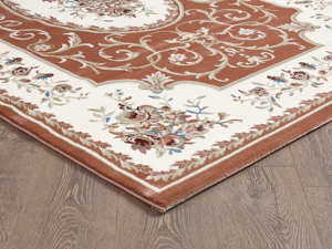 Alfombra turca de lujo hecha a máquina Laila Rose Rose Premium para sala de estar del fabricante de Gaziantep - Product Image 3