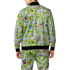 Chándal con estampado gráfico para hombre, venta al por mayor, diseño personalizado, sublimación, gimnasio, conjunto de Fitness, chándales de algodón cómodos de ajuste Regular - Product Image 2