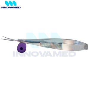 New 5 Inch Straight Stainless Steel Durable Portable Precision Eyebrow Eyelash Shaping <b>Trimming</b> Beauty Spring Scissors - Product Image 2