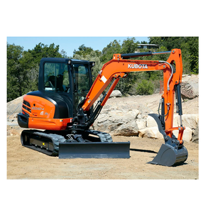 Prix de gros Mini-excavatrice Kubota KX040-4 de 4 tonnes, machine de terrassement hydraulique sur chenilles avec lame angulaire pour l'aménagement paysager - Product Image 6