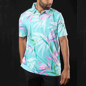 Camisas de golf profesionales de calidad superior para hombres-Material suave, duradero y de secado rápido - Product Image 2