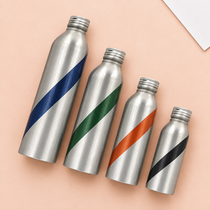 Botellas de aluminio personalizadas para jugo y agua con impresión offset completa y tapas de rosca, hechas en Vietnam - Product Image 4