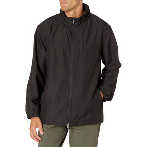 แจ็กเก็ตกันฝนกันน้ำน้ำหนักเบา100% แจ็คเก็ตกันลมสีแดงมีซิปแจ็คเก็ตกันลมกลางแจ้ง - Product Image 1