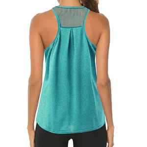 Quick Dry Breathable <b>Short</b> <b>Sleeveless</b> Women Racerbacks Front Logo Custom Size Tank <b>Tops</b> 100% Cotton High Quality Factory Made - Product Image 2