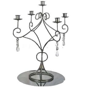 Haute Qualité Moderne Décoration De Fête De Mariage Décoration De Fête De Noël 5 Bras Candélabre Bougeoir Bougeoir Porte-Bâton - Product Image 1