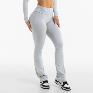 Leggings de yoga pour femmes, taille haute, respirants, tricotés, doux, extensibles, pour la gym et les entraînements - Product Image 5