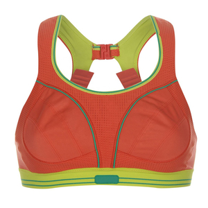 Sujetador deportivo de talla grande con estampado personalizado de alta calidad para mujer, sujetador de Fitness sin costuras de un hombro, transpirable, lavado - Product Image 5
